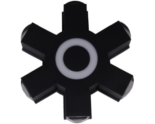 Архитектурная подсветка  08231-9.2-007U LED4W+6*3W RGB BK Reluce