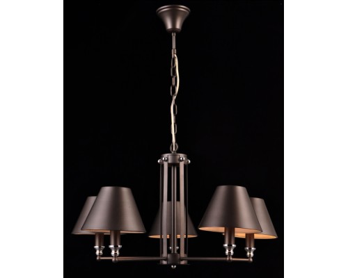 Подвесная люстра Marquis Marquis 81000-5C GRAY BRASS Natali Kovaltseva