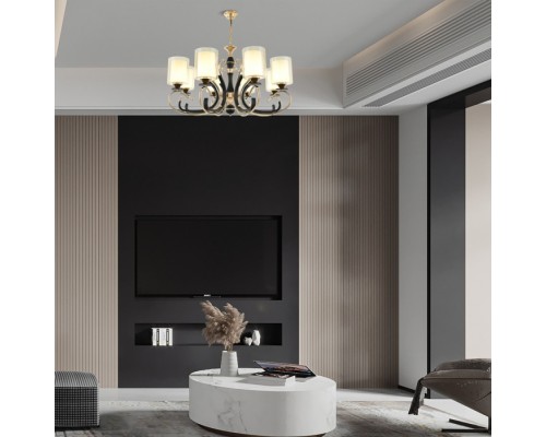 Подвесная люстра Florentia-2237 302237/8 Bk/Gd Arte Milano