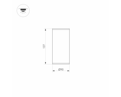 Потолочный светильник уличный FORMA 037262 Arlight