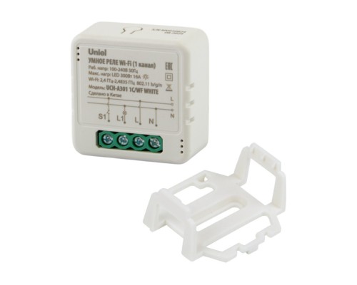 Wi-Fi реле  UCH-A301 1C/WF WHITE Uniel