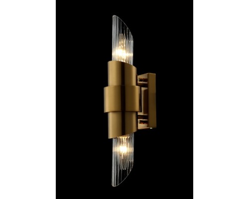 Бра Justo JUSTO AP2 BRASS Crystal Lux