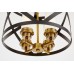 Потолочная люстра Astila LDP 1242-4 BK+MD Lumina Deco
