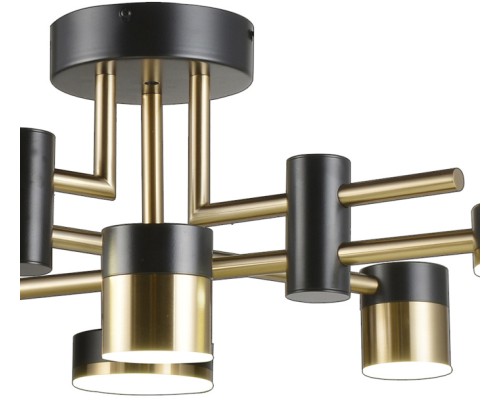 Потолочная люстра Loft Led LED LAMPS 81368 GOLD BLACK Natali Kovaltseva