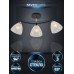 Потолочная люстра Dzhoun SF3382/3C-BK-CR-WT Seven Fires