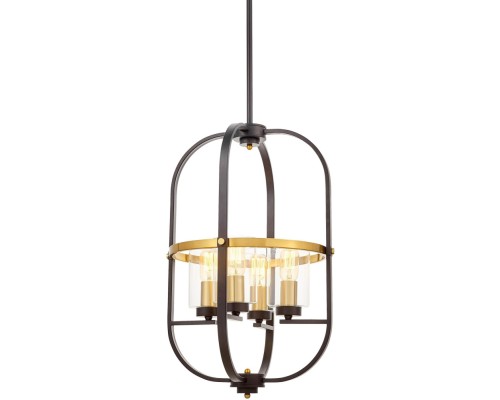 Подвесная люстра  LDP 1141-4 BK+MD Lumina Deco