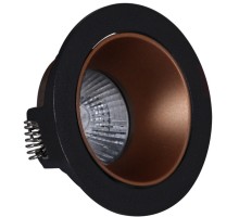 Точечный светильник  16085-9.0-001PT MR16 BK+ROSE GD Reluce