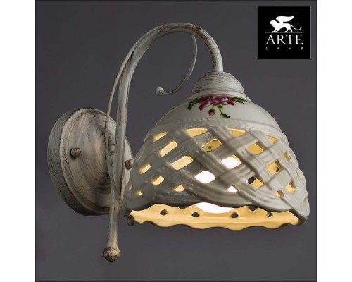 Бра Wicker A6616AP-1WG Arte Lamp