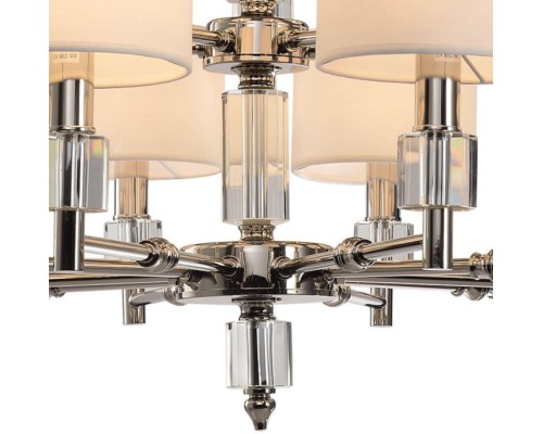 Подвесная люстра Малье LH1053/15H-NK-WT Lumien Hall