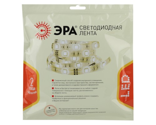 Светодиодная лента  LS2835-27-252-24-33-3000К-triple-5m ЭРА