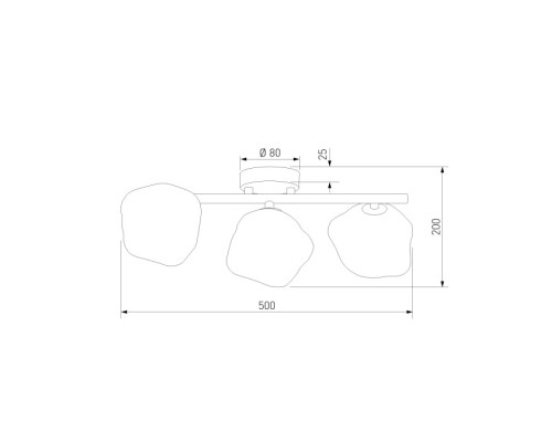 Потолочная люстра Lava Sabia 11105 Lava Sabia TK Lighting