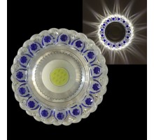 Точечный светильник  42237-9.0-001PL MR16+LED3W CL/BL Reluce