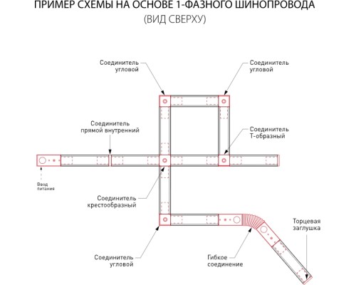 Шинопровод Track Rail WH Recessed 85083/00 Elektrostandard
