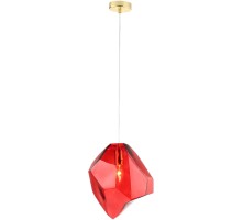 Подвесной светильник Nuestro NUESTRO SP1 GOLD/RED Crystal Lux