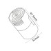 Подвод питания Trace 48V CLT 0.207 02 L2000 BL Crystal Lux