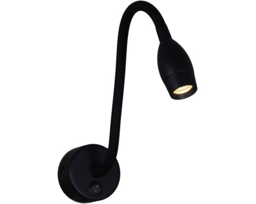 Настенный светильник  86200-9.2-001MN LED3W BK Reluce