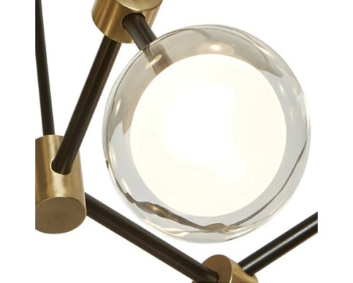 Подвесная люстра Nabila 10101P/10 black/gold DeLight Collection