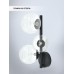Бра Sendi SF4043/3W-BK-CL Seven Fires