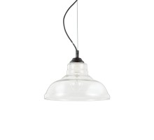 Подвесной светильник Bistro BISTRO' SP1 PLATE TRASPARENTE Ideal Lux