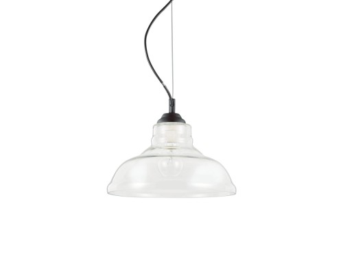 Подвесной светильник Bistro BISTRO' SP1 PLATE TRASPARENTE Ideal Lux