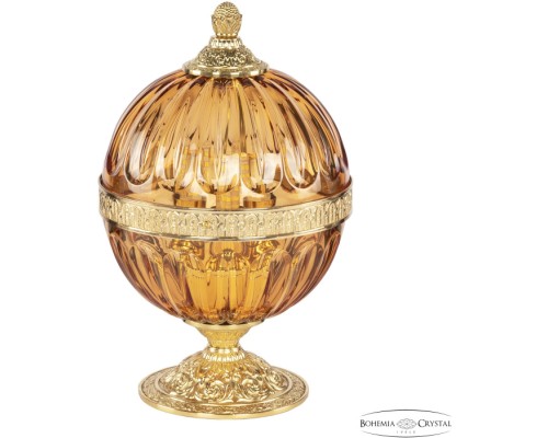 Интерьерная настольная лампа 5680 5680L/17 G Amber/M-1H Bohemia