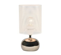 Интерьерная настольная лампа  UML-B307 E14 SILVER/WHITE Uniel
