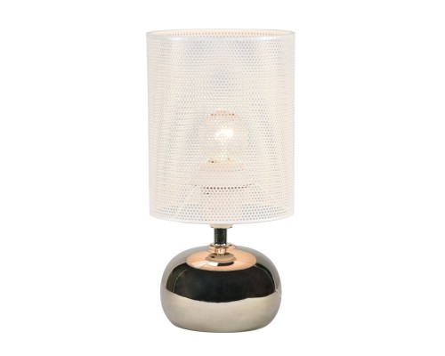 Интерьерная настольная лампа  UML-B307 E14 SILVER/WHITE Uniel