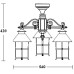 Потолочный светильник уличный CAIOR 1 81570A/3 Gb Oasis Light