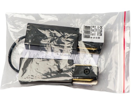 Коннектор  UBX-Q122 G25 BLACK 1 POLYBAG Volpe