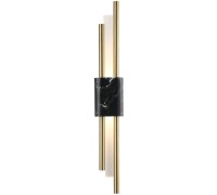 Настенный светильник Carta CARTA AP6W LED BLACK/BRASS Crystal Lux