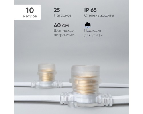 Гирлянда Белт-Лайт BL10m/25L-8-P Laitcom