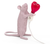 Интерьерная настольная лампа Mouse Lamp 15220SV Seletti