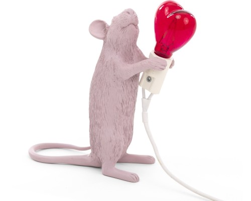Интерьерная настольная лампа Mouse Lamp 15220SV Seletti