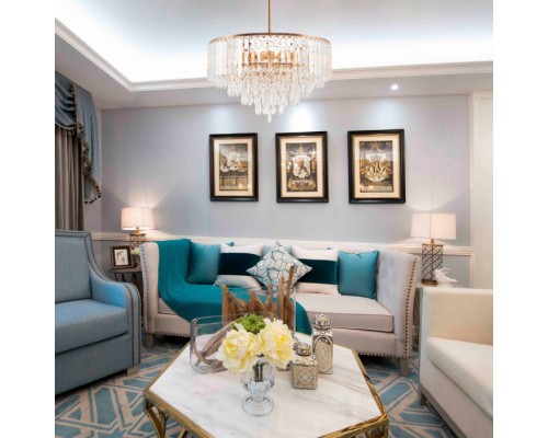 Подвесная люстра Sorrento-5509 375509/10/300/570 GD Arte Milano