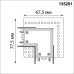 Соединитель L-образный Smal 135281 Novotech