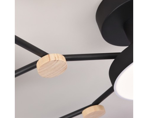 Потолочная люстра LED4U L3201-780 BK LED4U
