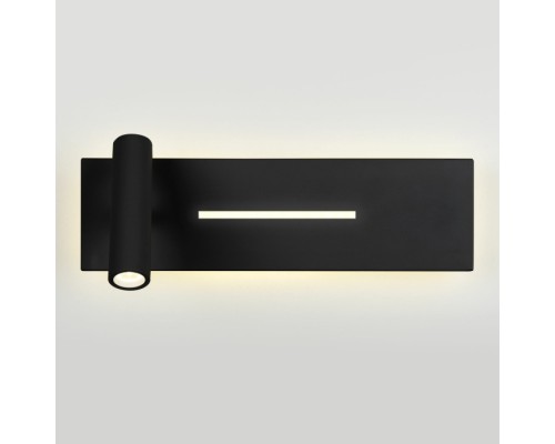 Настенный светильник Tuo MRL LED 1117 черный Elektrostandard
