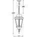 Уличный светильник подвесной ASTORIA 2 91405L cover Bl Oasis Light