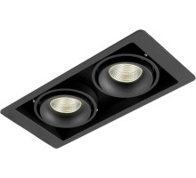 Точечный светильник Lumme DL18615/02WW-SQ Shiny black/Black Donolux