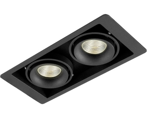 Точечный светильник Lumme DL18615/02WW-SQ Shiny black/Black Donolux