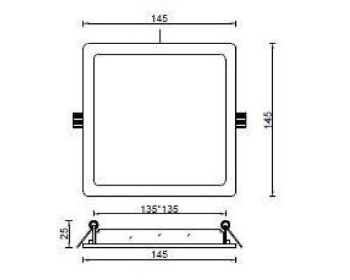 Точечный светильник Square 565272 Deko-Light