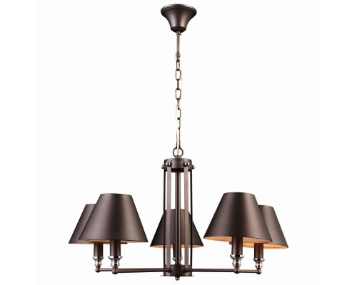 Подвесная люстра Marquis Marquis 81000-5C GRAY BRASS Natali Kovaltseva