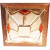 Потолочная люстра  1028/2PL-LN.Satinato+R.Rosso GOLD Doge Luce