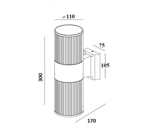 Архитектурная подсветка TUBE 78205 V Oasis Light