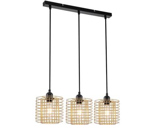 Подвесной светильник Grid 10190/3S Gold Escada