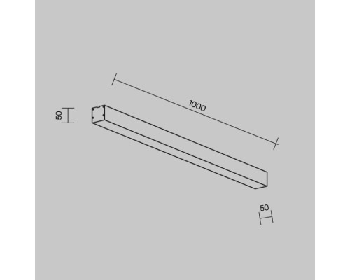 Потолочный светильник Накладные линейные светильники LL311027 Maytoni
