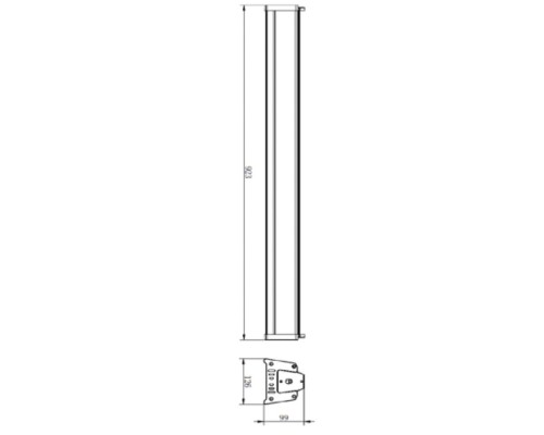 Прожектор уличный Highbay Normae 732084 Deko-Light