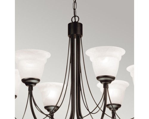 Подвесная люстра Carisbrooke CB6-BLACK Elstead