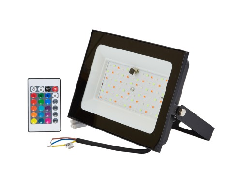 Прожектор уличный  ULF-F60-50W/RGB IP65 200-240В BLACK N1 Uniel