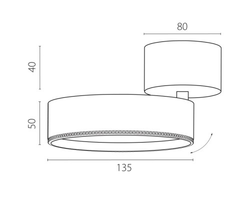 Спот Alta Pro A5747SO Lightstar